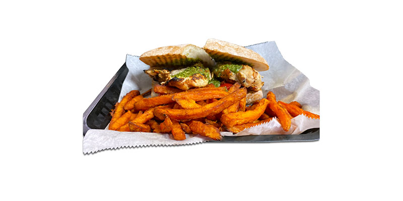 Grilled Chicken Pesto Sandwich